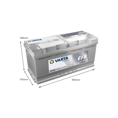 Batterie 12V 45Ah 330A, VARTA DYNAMIC SLI_2