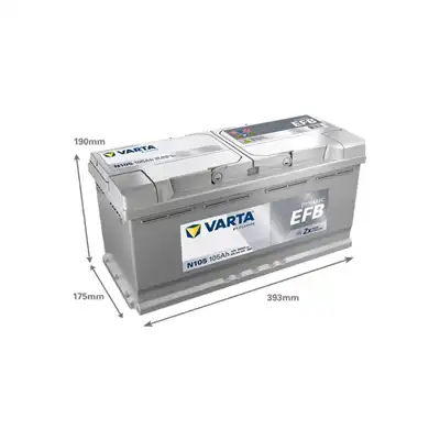 Batteria 12V 45Ah 330A, VARTA DYNAMIC SLI_2