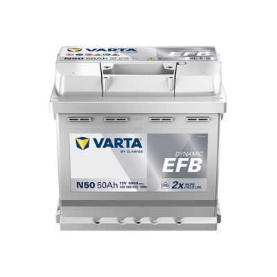 Batterie 12V 50Ah 550A, VARTA DYNAMIC EFB_0