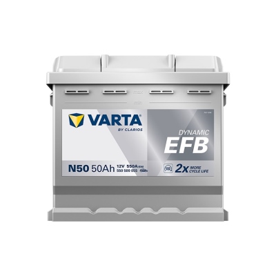 Batterie 12V 50Ah 550A, VARTA DYNAMIC EFB_2