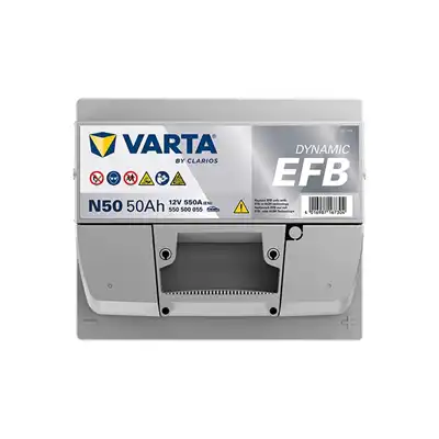 Batterie 12V 50Ah 550A, VARTA DYNAMIC EFB_3
