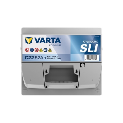 Batteria 12V 52Ah 470A, VARTA DYNAMIC SLI_3