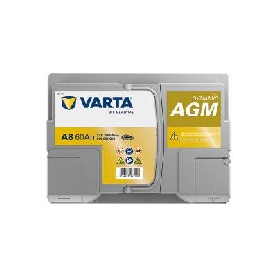 Batterie 12V 60Ah 680A, VARTA DYNAMIC AGM_3