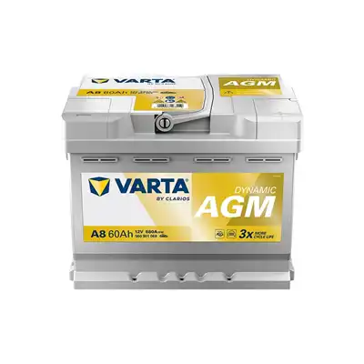 Batteria 12V 60Ah 680A, VARTA DYNAMIC AGM_0