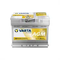 Batteria 12V 60Ah 680A, VARTA DYNAMIC AGM