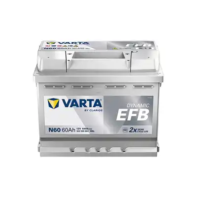 Batteria 12V 60Ah 640A, VARTA DYNAMIC EFB_0