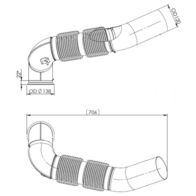 Vorderrohr für MERCEDES_1