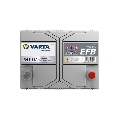 Batterie 12V 65Ah 650A, VARTA DYNAMIC EFB_3