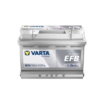 Batterie 12V 70Ah 760A, VARTA DYNAMIC EFB_0