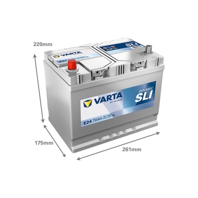 Batterie 12V 70Ah 630A, VARTA DYNAMIC SLI_3