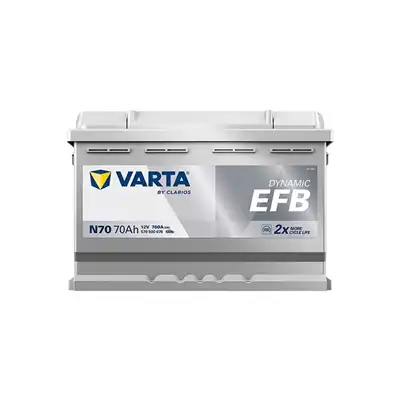 Batteria 12V 70Ah 760A, VARTA DYNAMIC EFB_2