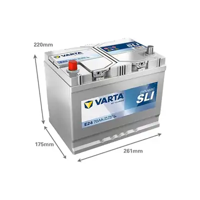 Batteria 12V 70Ah 630A, VARTA DYNAMIC SLI_1