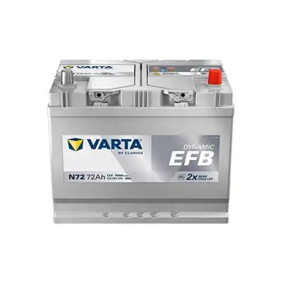 Batteria 12V 72Ah 760A, VARTA DYNAMIC EFB_0