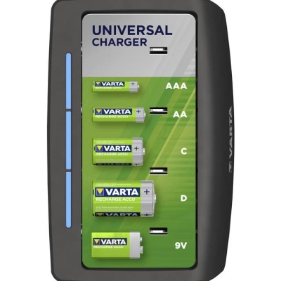 Batterieladegerät Universal für Rundzellen, Varta_2