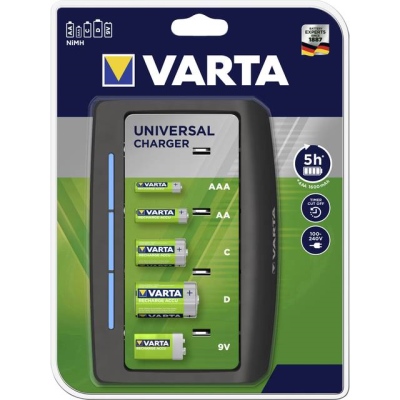 Batterieladegerät Universal für Rundzellen, Varta_3