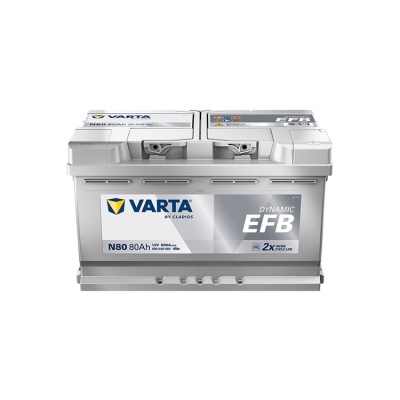 Batterie 12V 80Ah 800A, VARTA DYNAMIC EFB_0
