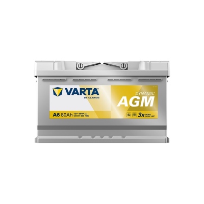 Batterie 12V 80Ah 800A, VARTA DYNAMIC AGM_2