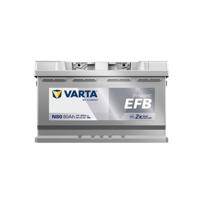 Batterie 12V 80Ah 800A, VARTA DYNAMIC EFB_2
