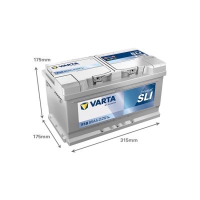Batterie 12V  85Ah 800A, VARTA DYNAMIC SLI_1