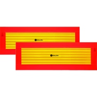 Panneau jaune/rouge 565x195x1.8mm