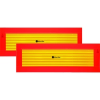 Autocollante giallo/rosso 565x195mm