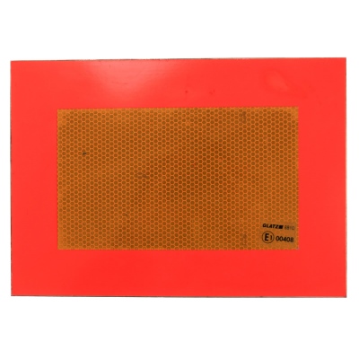 Warntafel gelb/rot 290x200mm_0