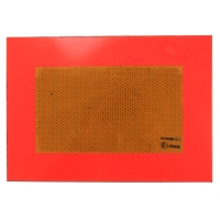 Warntafel gelb/rot 290x200mm