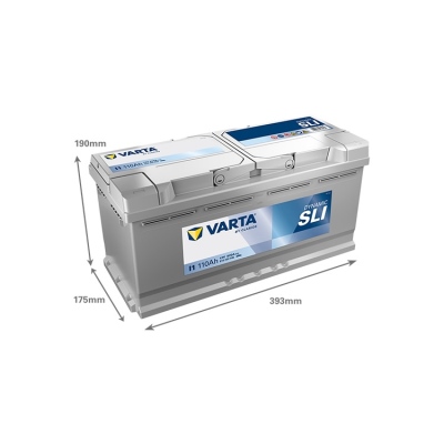 Batterie 12V 110Ah 920A, VARTA DYNAMIC SLI_1