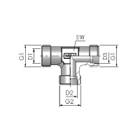 T- Reduktion 8/6/8mm