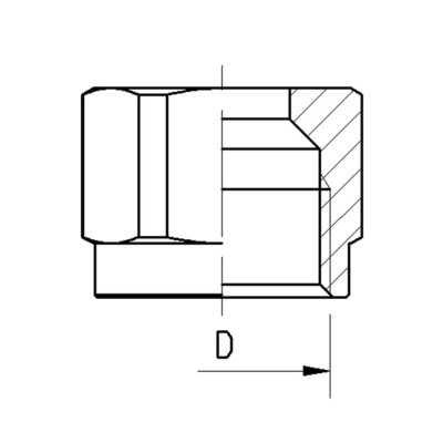 Überwurfmutter M18x1,5  Raufoss_1