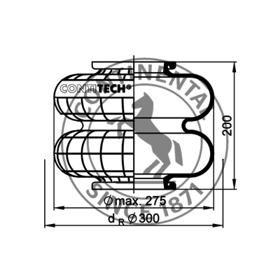 Zweifaltenbalg ohne Metall, CONTI_0