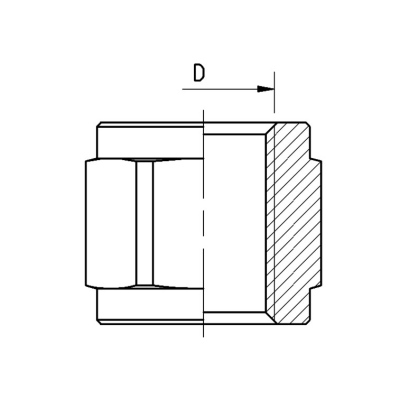 Manicotto filettato M16X1,5 Raufoss_2