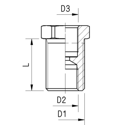 Adattatore per manometri Raufoss_1