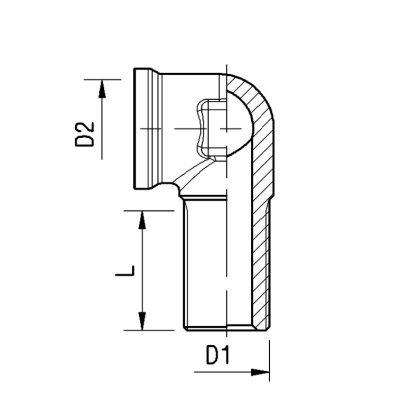 Connettore ad angolo 90° M12X1,5 - M12X1,5 Raufoss_2
