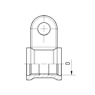 Gerade Befestigung, 2x Gewinde M16x1,5 Raufoss_1