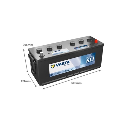 Batterie 12V 143Ah 900A, VARTA Promotive SLI_1