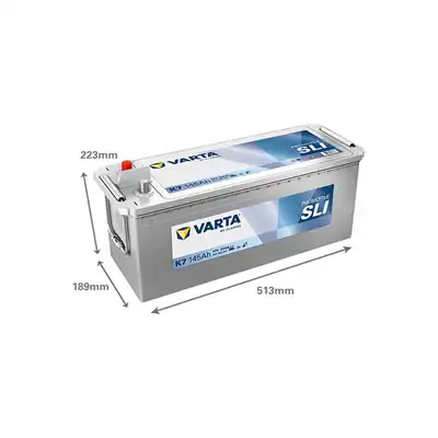 Batteria 12V 145Ah 800A, VARTA DYNAMIC SLI_1