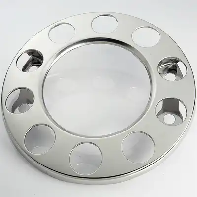 Abdeckblende 10 Loch offen Inox_0