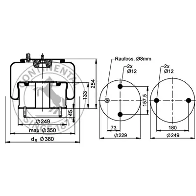 Soufflet à air complet avec piston, CONTI_1