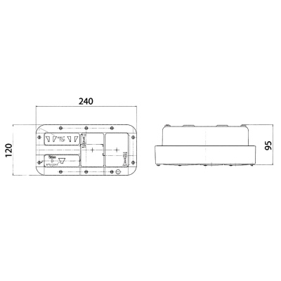 Fanale posteriore Militale Sinistro, conn Amphenol_1