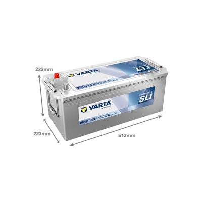 Batterie 12V 180Ah 1000A, VARTA DYNAMIC SLI_1
