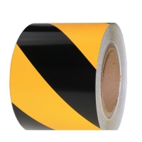 Selbstklebeband gelb/schwarz 100mmx25m
