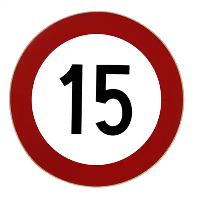 Rondelle autocollant 15Km/h_1