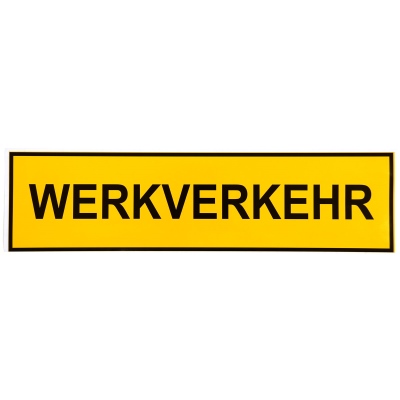 Adesivo "WERKVERKEHR" 500x130mm_0