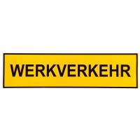 Adesivo "WERKVERKEHR" 500x130mm