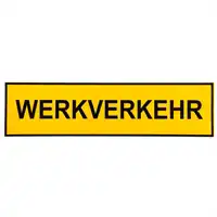 Autocollante "WERKVERKEHR" 500x130mm