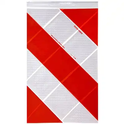 Fanion élévateur rouge/blanc droit_0