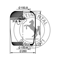 Rollbalg ohne Metall, CONTI