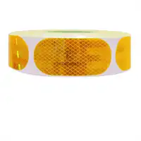 Bande autocollante réfl. citerne jaune 50mx52mm