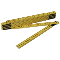 Règle pliante en bois, 2 m